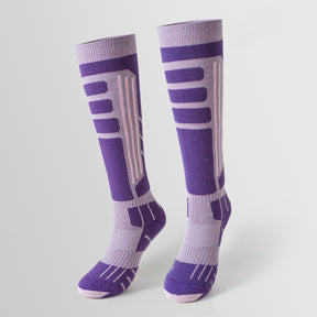 Sport's House women's outdoor thick looped warm Merino wool ski socks - V.I.P Digital Presence