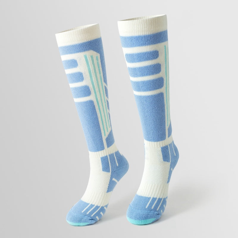 Sport's House women's outdoor thick looped warm Merino wool ski socks - V.I.P Digital Presence