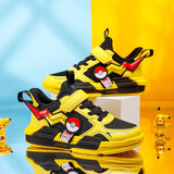Sports shoes soft soled Pikachu boys' white shoes mesh shoes - V.I.P Digital Presence