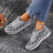 Sports style casual shoes for women, round toe color blocking, comfortable flat sole single shoes - V.I.P Digital Presence