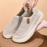 Spring and autumn new old Beijing cloth shoes women's single shoes soft sole comfortable slip-on mother shoes thick sole non-slip casual shoes women - V.I.P Digital Presence