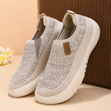 Spring and autumn new old Beijing cloth shoes women's single shoes soft sole comfortable slip-on mother shoes thick sole non-slip casual shoes women - V.I.P Digital Presence