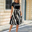 Spring and summer new round neck patchwork printed short sleeved dress with large swing - V.I.P Digital Presence