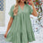 Spring and summer new solid color V-neck loose pleated dress for women - V.I.P Digital Presence