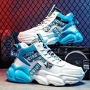 Spring men's shoes, summer high school basketball sports, running shoes for teenagers, casual high cut thick soled dad sneakers - V.I.P Digital Presence