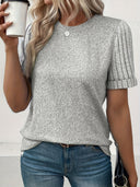 Spring new solid color casual simple pullover for women - V.I.P Digital Presence