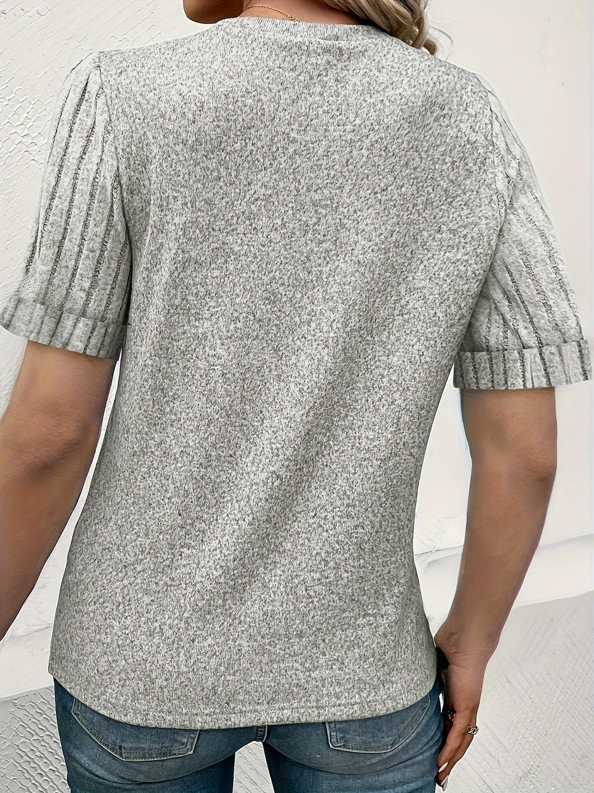 Spring new solid color casual simple pullover for women - V.I.P Digital Presence