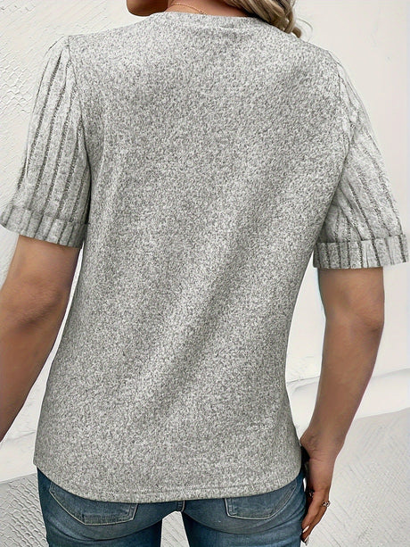 Spring new solid color casual simple pullover for women - V.I.P Digital Presence