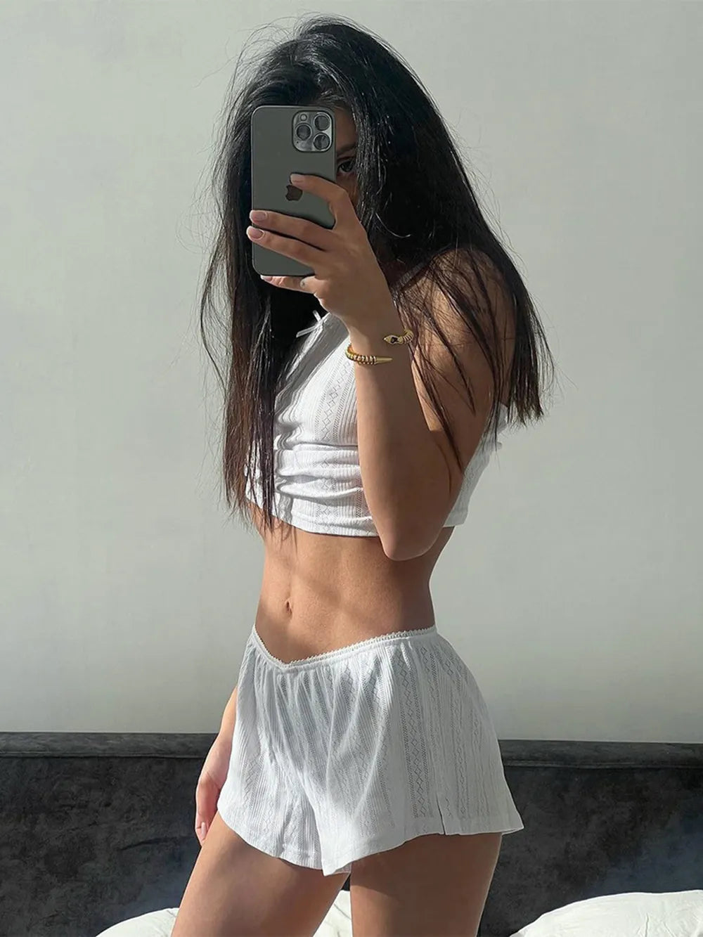 Square Neck Cami and Shorts Set - V.I.P Digital Presence