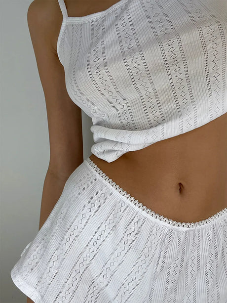 Square Neck Cami and Shorts Set - V.I.P Digital Presence