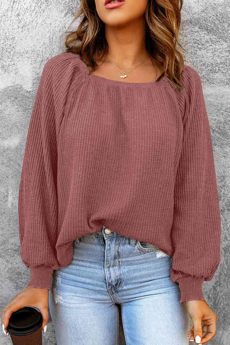 Square Neck Raglan Sleeve T-Shirt - V.I.P Digital Presence