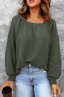 Square Neck Raglan Sleeve T-Shirt - V.I.P Digital Presence
