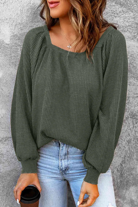 Square Neck Raglan Sleeve T-Shirt - V.I.P Digital Presence