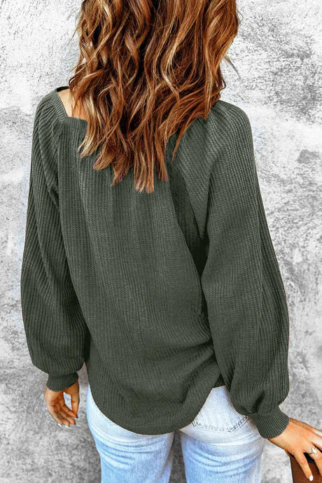 Square Neck Raglan Sleeve T-Shirt - V.I.P Digital Presence