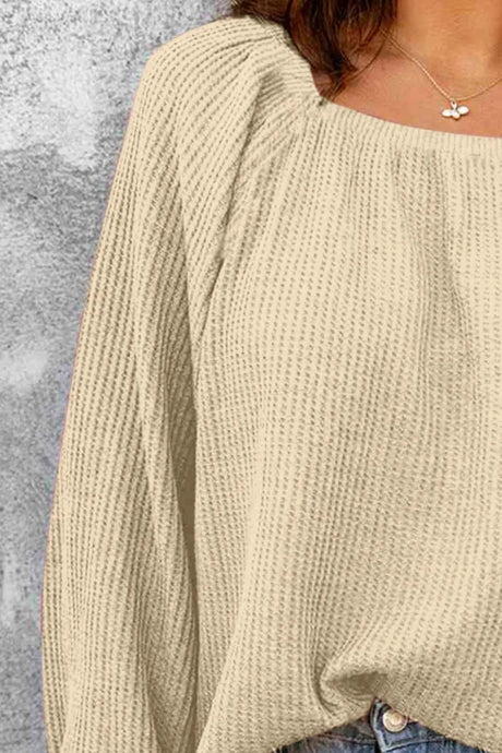 Square Neck Raglan Sleeve T-Shirt - V.I.P Digital Presence