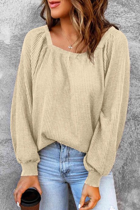Square Neck Raglan Sleeve T-Shirt - V.I.P Digital Presence
