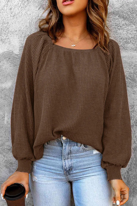 Square Neck Raglan Sleeve T-Shirt - V.I.P Digital Presence