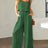Square Neck Top and Wide Leg Pants Set - V.I.P Digital Presence