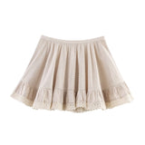 Stacked decorative plaid top+skirt set for women - V.I.P Digital Presence