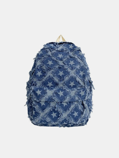 Star Denim Backpack Bag - V.I.P Digital Presence