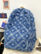 Star Denim Backpack Bag - V.I.P Digital Presence