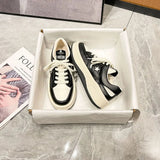 Star Lace Up Round Toe Platform Sneakers - V.I.P Digital Presence