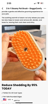 Steamy Hair Brush - V.I.P Digital Presence