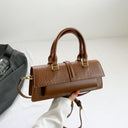 Stone Pattern Small Crossbody Bag Summer Trendy Women's Designer Handbag Luxury Tote Bag with Short Handle - V.I.P Digital Presence