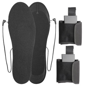 Strap portable men and women can cut heating insoles, washable battery box powered EVA electric insoles - V.I.P Digital Presence