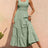 Strap top skirt with pleats and spliced A-line large swing dress - V.I.P Digital Presence