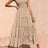 Strap top skirt with pleats and spliced A-line large swing dress - V.I.P Digital Presence