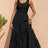 Strap top skirt with pleats and spliced A-line large swing dress - V.I.P Digital Presence