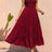 Strap top skirt with pleats and spliced A-line large swing dress - V.I.P Digital Presence