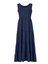 Strap top skirt with pleats and spliced A-line large swing dress - V.I.P Digital Presence