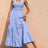 Strap top skirt with pleats and spliced A-line large swing dress - V.I.P Digital Presence
