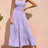 Strap top skirt with pleats and spliced A-line large swing dress - V.I.P Digital Presence