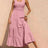 Strap top skirt with pleats and spliced A-line large swing dress - V.I.P Digital Presence
