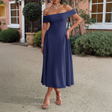 Strapless one shoulder long skirt dress - V.I.P Digital Presence