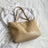 Straw Weave Leather Strap Tote Bag - V.I.P Digital Presence