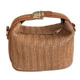 Straw woven small bag casual women's bag hand-held shoulder crossbody bag - V.I.P Digital Presence