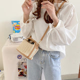 Straw woven small bag casual women's bag hand-held shoulder crossbody bag - V.I.P Digital Presence