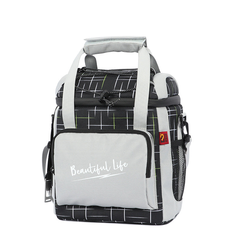 Street style cool lunch bag insulation fresh-keeping bag leak-proof ice pack double-layer insulation lunch bag - V.I.P Digital Presence