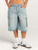 Street trendsetters ordinary washed workwear women's denim straight leg pants - V.I.P Digital Presence