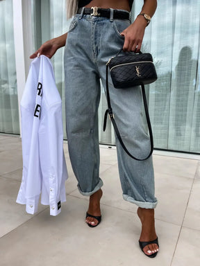 Street Trendy Casual Loose Women's Jeans - V.I.P Digital Presence