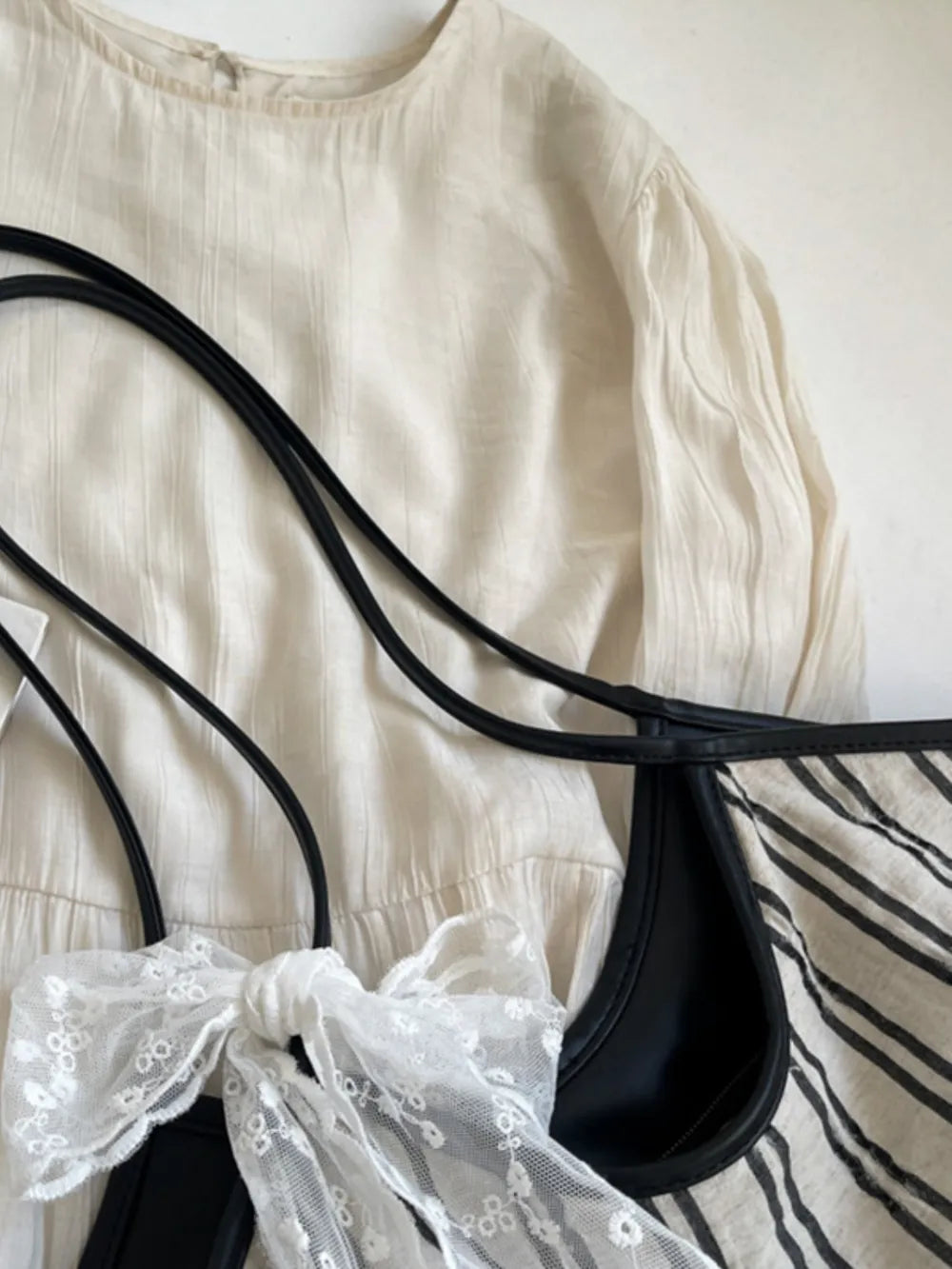 Striped Canvas Tote Bag - V.I.P Digital Presence
