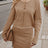 Striped Long Sleeve Top and Skirt Set - V.I.P Digital Presence