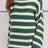 Striped Round Neck Dropped Shoulder Sweater - V.I.P Digital Presence
