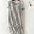 Striped Round Neck Short Sleeve Dress - V.I.P Digital Presence