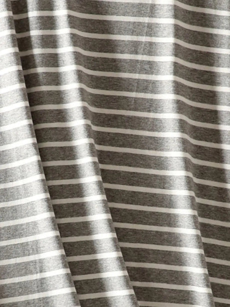 Striped Round Neck Short Sleeve Dress - V.I.P Digital Presence