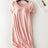 Striped Round Neck Short Sleeve Dress - V.I.P Digital Presence